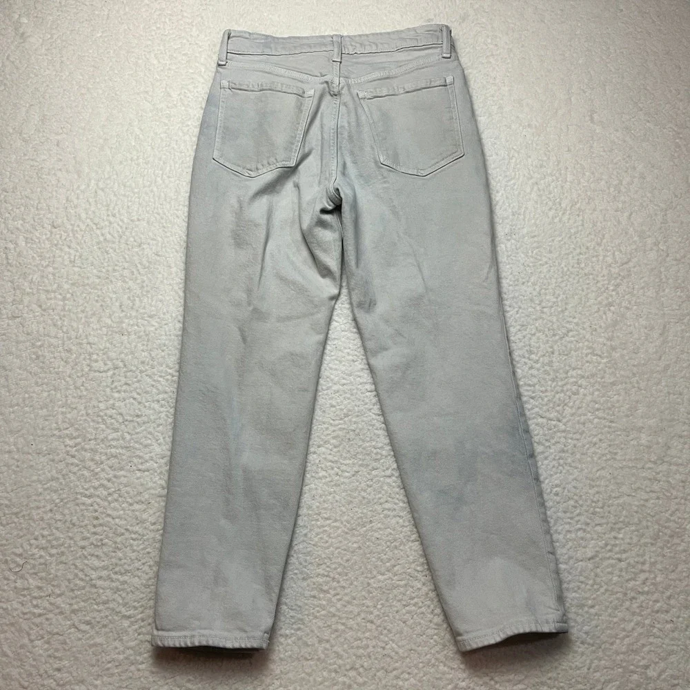 Old‎ Navy Jeans Womens 8 Gray O.G. Straight High-Rise Secret-Smooth Pockets 4523